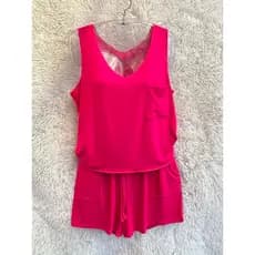 conjunto regada fru-fru com bolsa e short