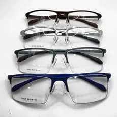 Armaçao para oculos Esportivo-Material ALUMINIO,meio aro