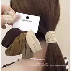 Kit 6/12/24  Elástico de Cabelo Xuxinha Esportiva Feminina Rabo de Cavalo Penteado Academia Fitness Unisex