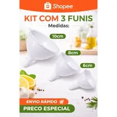 Funil Plástico Multiuso – Praticidade e Precisão no Dia a Dia