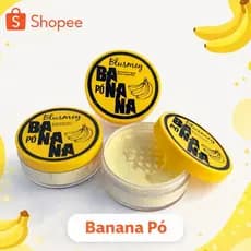 Pó Banana Blusmey Solto Translúcido Efeito Matte Finalizador