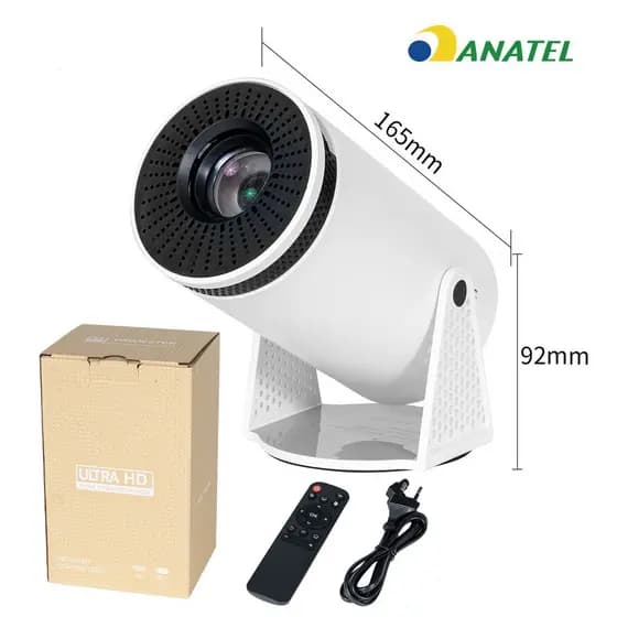 Projetor HY300 Magcubic 4K HD WiFi Bluetooth Até 150 Polegadas Bivolt Celular TV Box Xbox PS5 PC Cinema