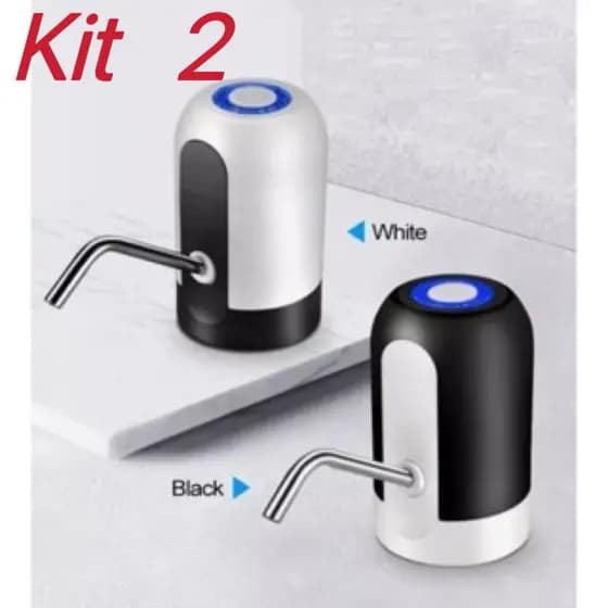 kit 2  Bomba Automática Para Garrafão Bebedouros - Recarregável Usb
