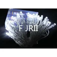 Pisca Natal Decorativa Fixo 50 Leds Branco Frio A Pilha 89529