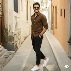 Calças Sarja Masculina Alfaiataria Esporte Fino Bolso Faca Bolso