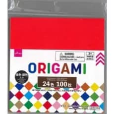 Papel Origami 200 Folhas 24 Cores 15x15 Cm