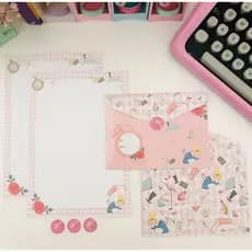 Kit Papéis de Carta com Envelope La Palomita Alice