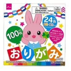 PAPEL DE ORIGAMI 24 CORES - 15CM X 15CM - 200  FOLHAS - kit com 2 ( um com 100 folhas e outro com 100 folhas)