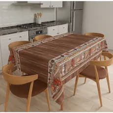 Toalha Plástica de Mesa Térmica Estampa Padoca, café da manhã