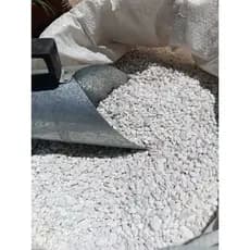 5kg Pedra Granilha Branca Nº 00, 0, 1, 2, 3 | Cascalho Decorativo para Vasos e Jardim