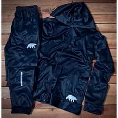 Kit Preto Masculino Blusa e Calça Com Logo Refletivo Pronta Entrega Promoção!