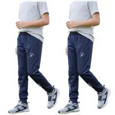 Kit 02 Calças Jogger Azul Marinho Infanto-Juvenil - Tamanhos do 02 ao 16 - Pronta Entrega