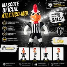 Boneco Mascote Oficial Atlético Mineiro Original Licenciado Galo