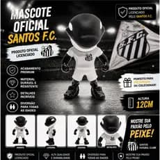 Boneco Mascote Oficial Santos FC Original Licenciado Colecionável