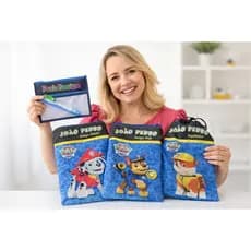 Kit Organizadores Personalizados Infantil + Porta Escova e pasta