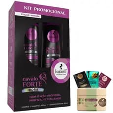 Promopack Sh 500ml Cond 300ml Haskell Cavalo Forte Hidra