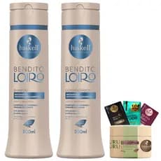 Kit Shampoo e Condicionador 300ml Haskell Bendito Loiro