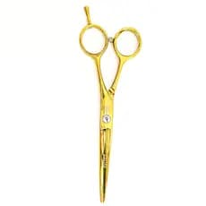 Tesoura Fio Laser p/ Cabelos 6.0 Profissional - DOURADA - MOFASHI