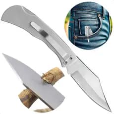 Canivete Estilo Zebu Aço Inox com Trava e Clip de Bolso Não Enferruja Durável Qualidade Premium