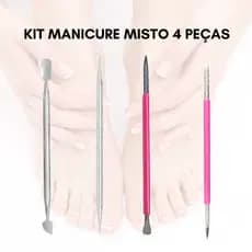 Kit Manicure Mista 4 itens - Slim - Cutelaria - Podologia