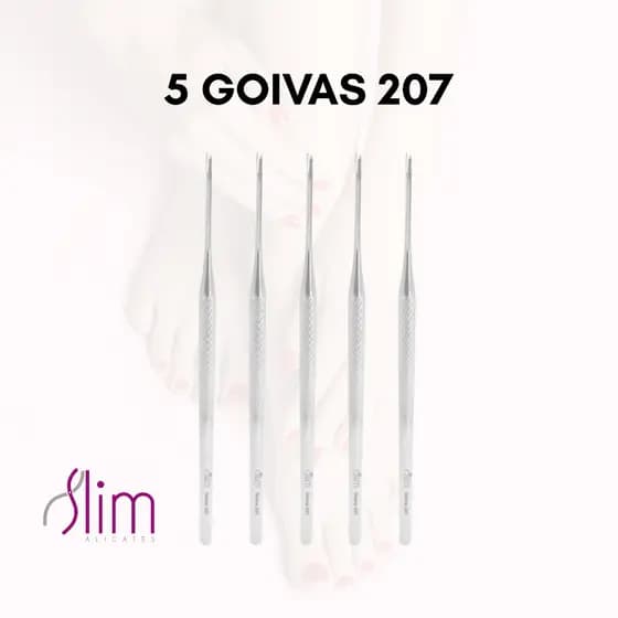 Kit 5 Goivas N° 207 - Controle e Desempenho Superior para Aplicações Especiais