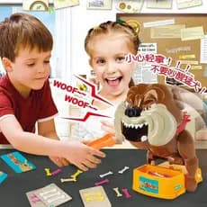 Jogo Cachorro Pega Ossos brinquedo pegadinha susto infantil para crianças e adultos meninos meninas