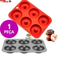 Forma De Silicone Para Rosquinhas E Donuts
