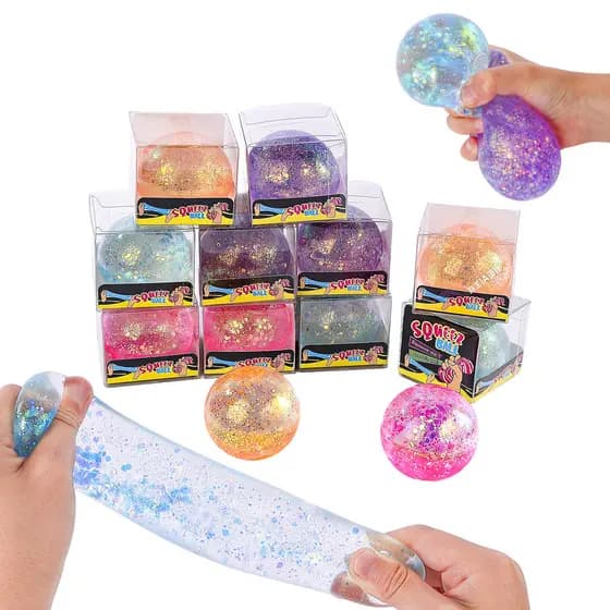 Bola Viral Malt Açúcar Squeeze Brinquedo Alívio Do Estresse Sensorial Fidget Lento Subindo Relaxar Cor Aleatória 1pc XIA