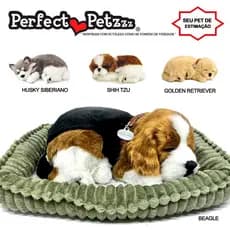 Pelúcia Filhote Cachorro Respira Verdade Perfet Petzz