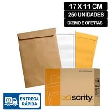 Envelope Dizimo Igreja 11X17 cm 11 x 17 cm Scrity 250 Unidades
