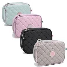 Estojo Kika Box Organizador Feminino Divisórias 36 Lápis