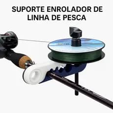 Enrolador Linha De Pesca Suporte Spooler Carretilha Molinete Adapta Na Vara De Pesca