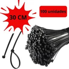 Abraçadeira Nylon  Cinta Fita Enforca Gato 300x3,6mm 100pçs