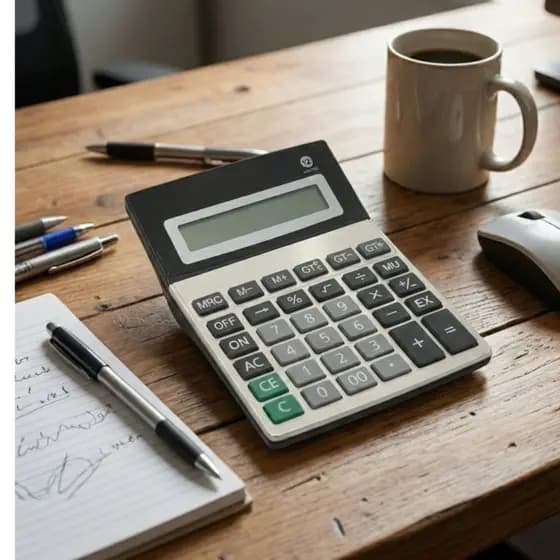 Calculadora De Mesa Grande 12 Dígitos Escritório Escola Portátil De Mão Eletronica