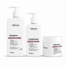Kit Crescimento Profissional Nohraan Shampoo+Cond+Mascara