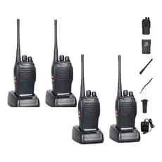 2-4 Rádio segurança Walkie Talkie，com 16 Canais Alcance de 12Km，Ideal para Aventuras Segurança
