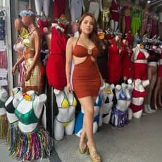 Vestido Curto ,Posue fivela   posue Bojo Tecido  Suplex