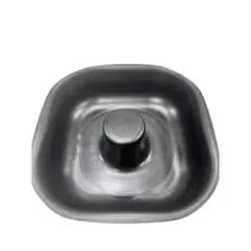 Forma Bolo Pudim Quadrado 22x7 Novidade Antiaderente Polido Aluminio