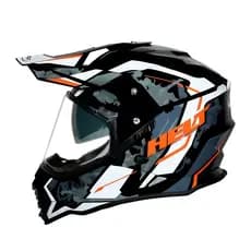 Capacete Trilha Helt Cross Vision Ride C/ Óculos Interno