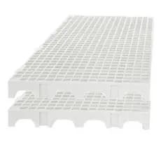 02 Palete Pallet Piso Estrado Plastico Reforcado Branco