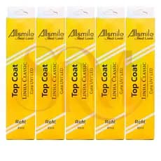 Kit 5 Refil Top Coat Real Love Linha Classic All Smile 10ml