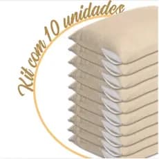 Kit 10 Capas Protetoras Fronha Travesseiro com Ziper Anti Ácaro Proteção Completa - Várias Cores