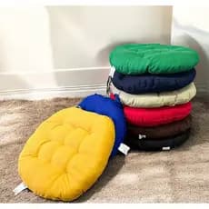 Assento Futton Redondo Oxford Almofada Para Cadeira Banco Sofá Macia Decorativa 40cm Diversas Cores