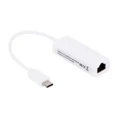 Cabo Adaptador Type-c - RJ45 Para Rede Ethernet Rj45 10/100