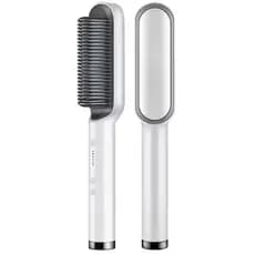 Escova Alisadora de Cabelo Elétrica Bivolt – Alisa e Modela