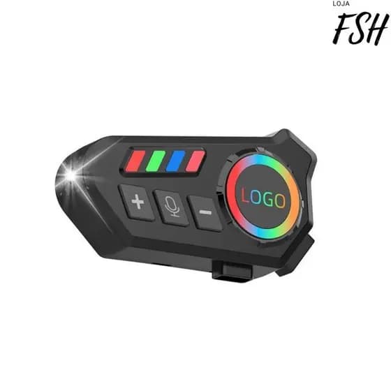 Fone de Ouvido de Capacete Moto Bluetrooth Controle De Voz - FSH LOJA