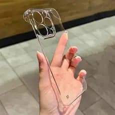 Capa De Luxo Transparente Sem Moldura Para iPhone 15 14 13 12 11 16 Pro Max Hard PC À Prova De Choque