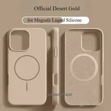 Luxo Silicone Líquido Caso De Carga Magnética Para iPhone 16 15 14 13 11 12 17 Pro Max Proteção Anti-Queda