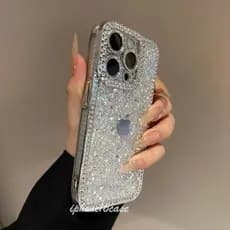 Luxo Bling Diamante Glitter Caso De Telefone Para iPhone 16 11 12 13 14 15 Pro Max Proteção Da Câmera Capa Durável