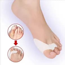 CORRETOR JOANETE COM SEPARADOR DE DEDOS DE SILICONE 2 EM 1